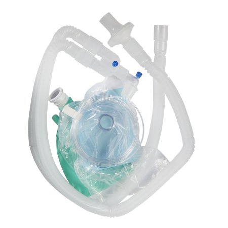 McKesson McKesson Anesthesia Breathing Circuit Expandable Tube 96 Inch Tube Dual Limb Adult 3 Liter Bag Single Patient Use - Case of 20 - 16-D96M3-CS