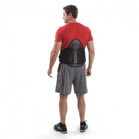 DJO Back Brace Exos® FORM™ II 637 Large / X-Large Hook and Look Strap Closure 51 to 61 Inch Waist Circumference Adult - Each - 300637-60-EA