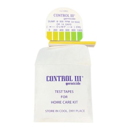 Maril Products Germicidal Solution Test Strip Control III® 15 Count - Pack of 15 - C3/TF15/01-PK