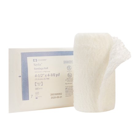 Cardinal Fluff Bandage Roll Kerlix™ 4-1/2 Inch X 4-1/10 Yard 1 per Pouch Sterile 6-Ply Roll Shape - Each - 6715--EA