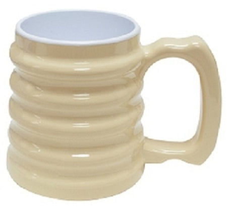 Fabrication Enterprises Drinking Mug 10 oz. Beige Plastic Reusable - Each - 60-1071-EA