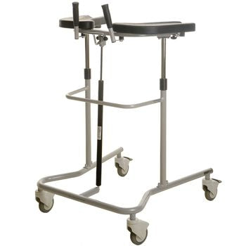 Patterson Medical Supply Cardiac Walker Pneumatic EVA Steel Frame 333 lbs. Weight Capacity 35 to 51 Inch Height - Each - 081581222-EA