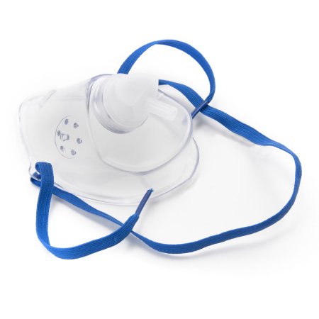 McKesson Oxygen Mask McKesson Elongated Style Pediatric Adjustable Head Strap - Case of 50 - 16-223E-CS