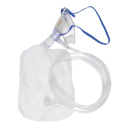 McKesson NonRebreather Oxygen Mask McKesson Elongated Style Pediatric Adjustable Head Strap / Nose Clip - Each - 16-3226E-EA