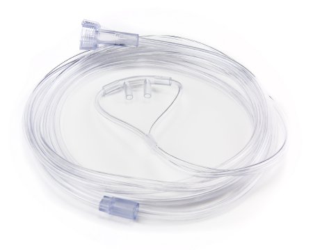 McKesson Nasal Cannula Low Flow Delivery McKesson Adult Straight Prong / NonFlared Tip - Case of 50 - 16-3302E-CS