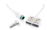 Mindray USA ECG Cable Adult Lifestage, 12 Lead, Defib-Proof For DPM 6, DPM 7 Patient Monitor - Each - 0010-30-42721-EA