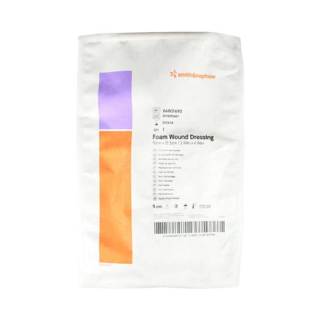 Smith & Nephew Foam Dressing 0.5 X 4 X 5 Inch - Case of 5 - 66801692-CS
