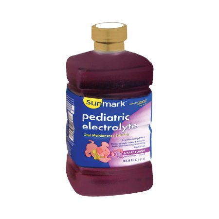 McKesson Oral Electrolyte Solution sunmark® Grape Flavor 1 Liter Electrolyte - Each - 49348016162-EA