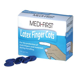 Medique Products Finger Cot Medi-First® Medium 2-1/2 Inch Length Powder Free Latex NonSterile - Box of 144 - 68235-BX