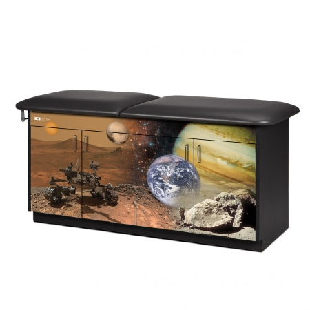 Clinton Industries Pediatric Treatment Table Adventure Series Fixed Height - Each - 7944-1-BLK-EA