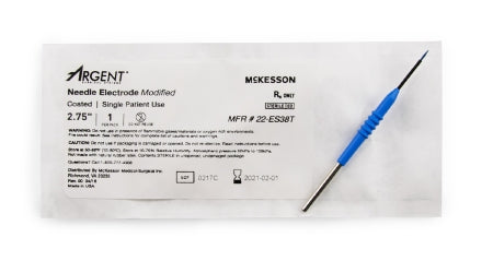 McKesson Needle Electrode McKesson Argent™ Coated Stainless Steel Modified Needle Tip Disposable Sterile - Box of 12 - 22-ES38T-BX