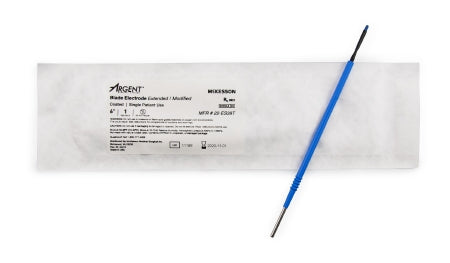 McKesson Blade Electrode McKesson Argent™ Coated Stainless Steel Extended Modified Blade Tip Disposable Sterile - Box of 12 - 22-ES39T-BX