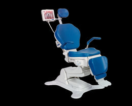 BR Surgical Optomic ENT Examination Chair Comfort Series Blue - Each - BR900-75014S-BL-EA