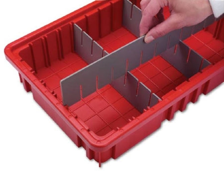 Market Lab Inc Storage Box Divider MarketLab Gray Polyurethane - Pack of 6 - 10011-PK
