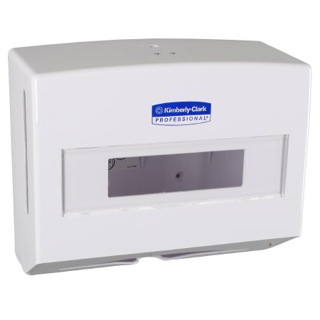 Kimberly Clark Paper Towel Dispenser K-C PROFESSIONAL SCOTTFOLD White Plastic Manual Pull Wall Mount - Case of 1 - 09217-CS
