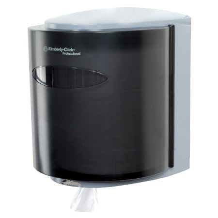 Kimberly Clark Paper Towel Dispenser K-C PROFESSIONAL Black Smoke Plastic Center Pull Wall Mount - Case of 1 - 09989-CS