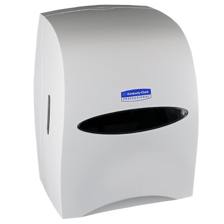 Kimberly Clark Paper Towel Dispenser SANITOUCH White Plastic Manual Pull Wall Mount - Case of 1 - 09995-CS
