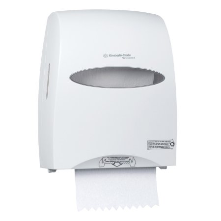 Kimberly Clark Paper Towel Dispenser K-C PROFESSIONAL SANITOUCH White Plastic Manual Pull Wall Mount - Case of 1 - 09991-CS