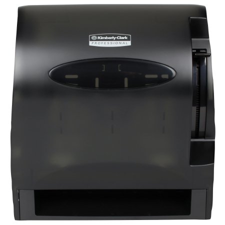Kimberly Clark Paper Towel Dispenser K-C PROFESSIONAL LEV-R-MATIC Black Smoke Plastic Manual Lever Wall Mount - Case of 1 - 09765-CS