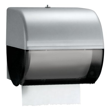 Kimberly Clark Paper Towel Dispenser K-C PROFESSIONAL Black Smoke Plastic Manual Pull 1000 Foot Roll Wall Mount - Case of 1 - 09746-CS