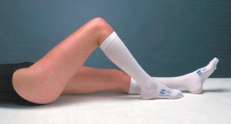 Cardinal Anti-embolism Stocking T.E.D.™ Knee High Small / Regular White Inspection Toe - Pair - 7071-PR
