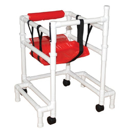 MJM International Walker with Wheels Adjustable Height 250 lbs. Weight Capacity 21 to 26 Inch Height - Each - 415-OR-3-EA