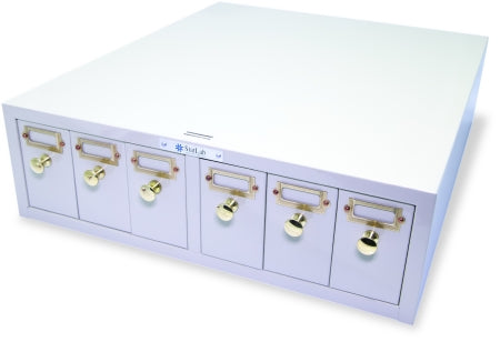 StatLab Medical Products Microscope Slide Storage Cabinet Metal 6 Drawers - Each - SVFS-6D-EA
