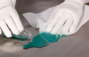 Contec Inc Cleanroom Wipe SterileSorb™ ISO Class 5 White Sterile Cellulose / Polyester 9 X 9 Inch Disposable - Case of 1500 - C2-99IR/25-CS