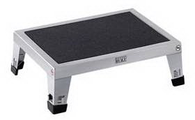 Alimed Step Stool EZ Stacking Stackable 1 Step Stainless Steel Frame 6-1/4 Inch Step Height - Each - 937848-EA