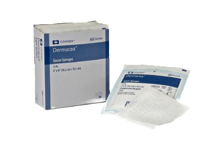 Cardinal Gauze Sponge Curity™ 4 X 4 Inch 100 per Pack NonSterile 8-Ply Square - Case of 2000 - 3208-CS