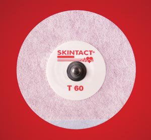Leonhard Lang USA Inc ECG Monitoring Electrode SKIN TACT™ Tape Backing Non-Radiolucent Snap Connector 30 per Pack - Box of 40 - T-60-BX