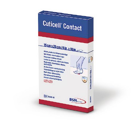 BSN Medical Wound Contact Layer Dressing Cuticell® Contact® Rectangle Sterile - Box of 5 - 7268001-BX