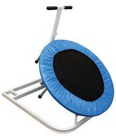 Alimed Medicine Ball and Rebounder 5 Piece Set and Storage Rack Deluxe 1.1 lbs. / 2.2 lbs. / 4.4 lbs. / 6.6 lbs. / 8.8 lbs. - Each - 2970000918-EA