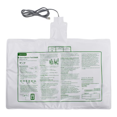 McKesson Alarm Sensor Pad McKesson Brand 10 X 15 Inch (25 cm x 38 cm) - Case of 50 - 162-1137-CS