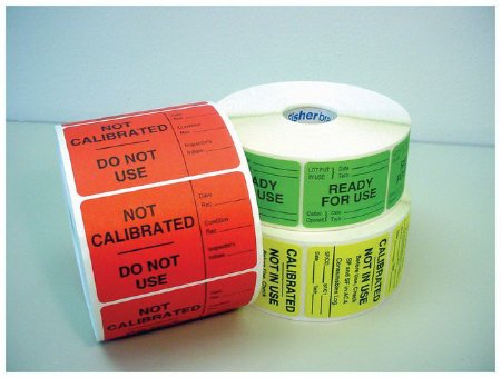 Fisher Scientific Pre-Printed Label Fisherbrand™ Advisory Label Yellow Not Calibrated DO NOT USE Black 1.87 X 1.87 Inch - Pack of 1000 - 15-945-PK