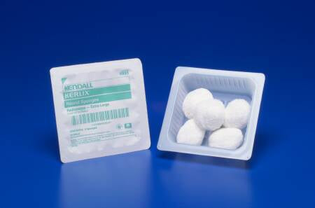 Cardinal Surgical Stick Sponge Kerlix™ X-Ray Detectable Gauze 1-5/8 Inch Diameter 500 Count Bag NonSterile - Case of 1000 - 2949-CS