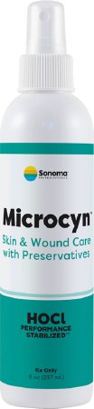 Sonoma Pharmaceuticals Wound Cleanser Microcyn® 8 oz. Spray Bottle NonSterile Antimicrobial - Each - 84507-EA