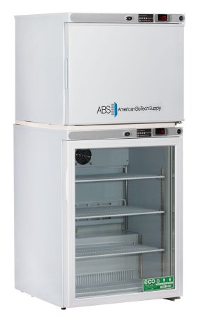 Horizon Scientific Inc Refrigerator / Freezer ABS® General Purpose 7 cu.ft. 2 Swing Doors; 1 Glass, 1 Solid Cycle / Manual Defrost - Each - ABT-HC-RFC7-EA