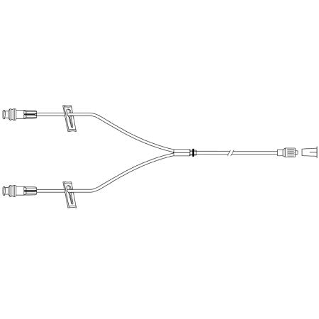 BD IV Extension Set Smartsite® Needle-Free Port Small Bore 9 Inch Tubing Without Filter Sterile - Case of 100 - 20019E-CS