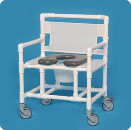 IPU Shower Chair ipu® Mesh Backrest 500 lbs. Weight Capacity - Each - VL OF20 P 500 G-EA