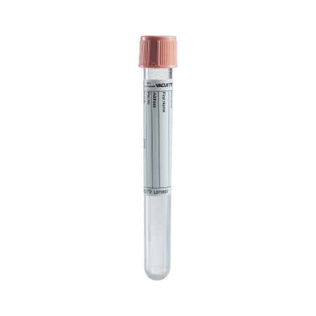 Greiner Bio-One VACUETTE® Venous Blood Collection Tube Hematology K2 EDTA Additive 13 X 100 mm 6 mL Pink Pull Cap Polyethylene Terephthalate (PET) Tube - Case of 1200 - 456279-CS