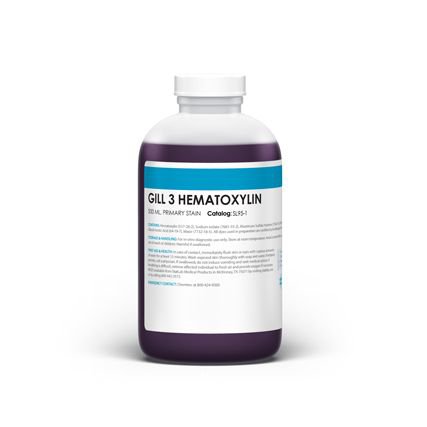 StatLab Medical Products Hematoxylin Stain (Gill 3) 500 mL - Each - SL95-16-EA