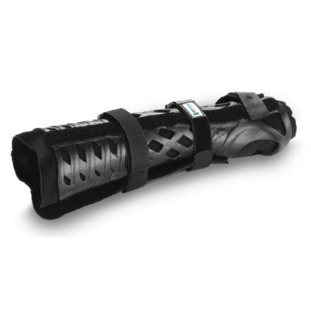 Breg Wrist / Forearm Brace FastForm® SAMO PolyTrexX™ Polymer / DermaWick™ Left Hand Black Medium / Large - Each - 3001-EA