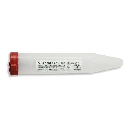 MedSource International Portable Sharps Container Sharps Dart Translucent Base 6-7/10 L X 1-1/10 D Inch Vertical Entry 6 Needles - Case of 24 - MS-64250-CS