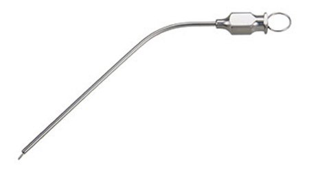 Integra Lifesciences Suction Tube Handle Miltex® Rosen Style 26 Gauge Thumb Plate Vent - Each - 19-539-EA