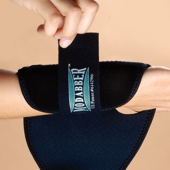 Patterson Medical Supply Wrist Brace Kuhl Modabber™ Wraparound Aluminum / Neoprene Left Hand Black One Size Fits Most - Each - 55476401-EA