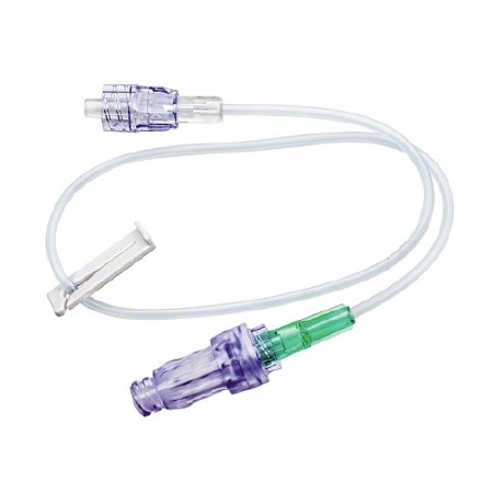 B. Braun IV Extension Set Needle-Free Port Small Bore 12 Inch Tubing Sterile - Case of 100 - 470104-CS