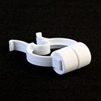 Tri-Anim Health Services Nose Clip Curaplex Universal, White, Foam Tip, Single Patient Use, Non-Slip - Case of 1000 - 301-NC100-CS