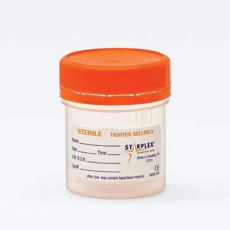 Starplex Scientific Corp Specimen Container LeakBuster™ 3 90 mL (3 oz.) Screw Cap Patient Information OR Sterile - Each - TW902-O-EA