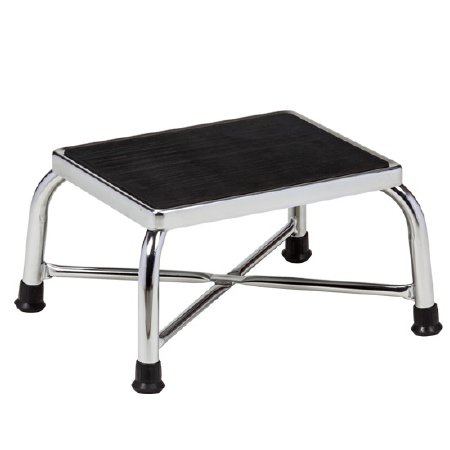 Clinton Industries Step Stool Bariatric 1 Step Metal Frame 9 Inch Step Height - Each - T-6142-EA
